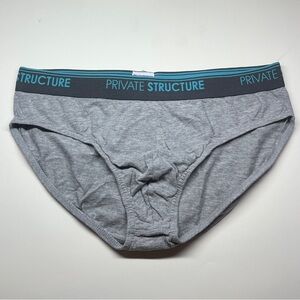 Gray Men's Briefs Private Structure